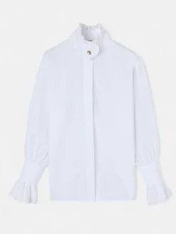 Camisa detalle puño blanca