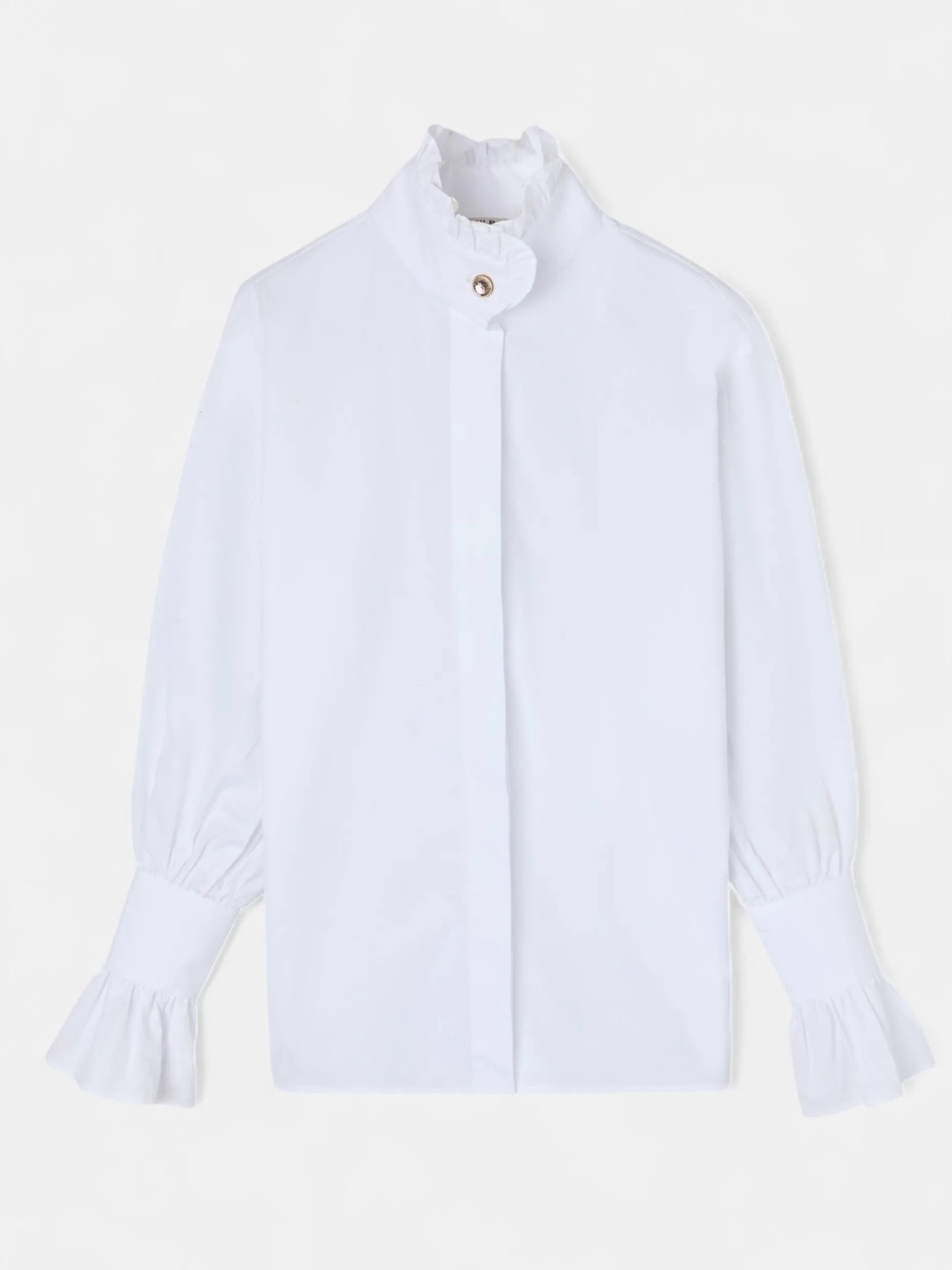 Camisa detalle puño blanca