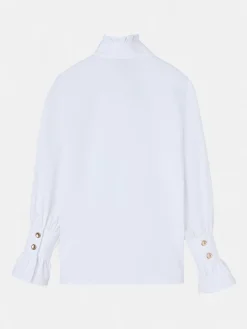 Camisa detalle puño blanca