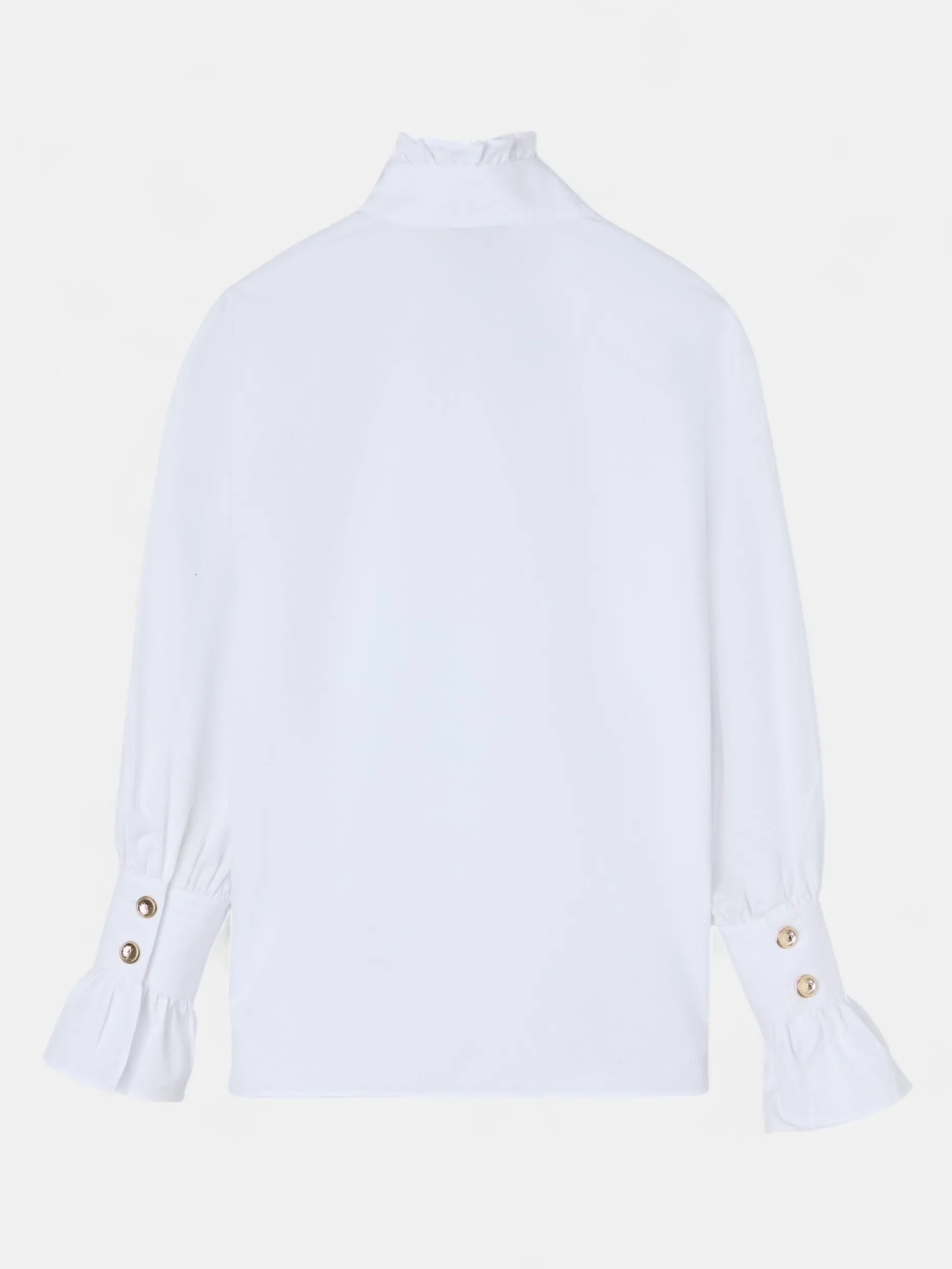 Camisa detalle puño blanca
