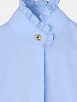 Camisa detalle puño celeste
