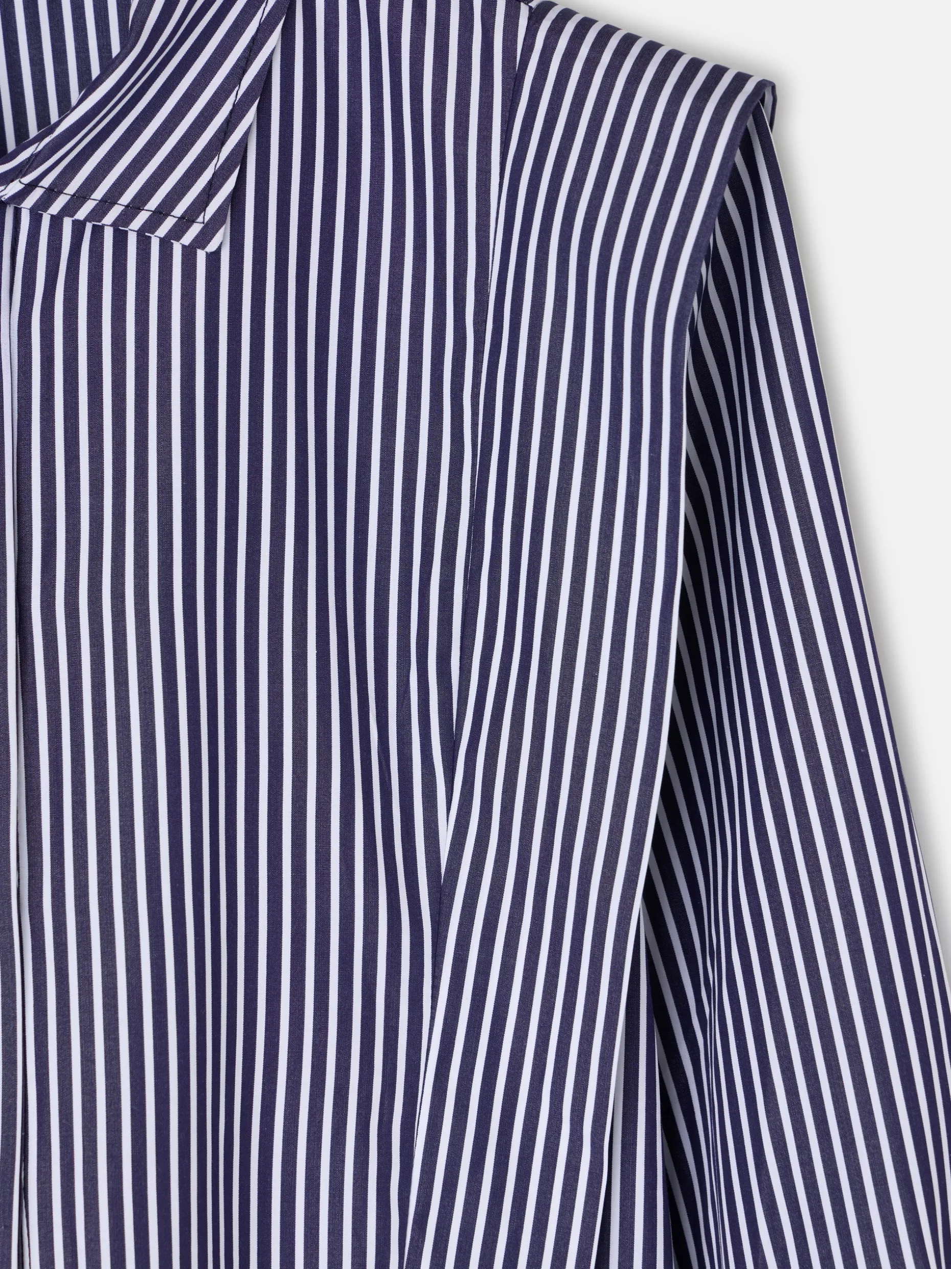 Camisa estructurada rayas marino