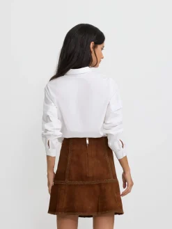 Camisa jaretas blanca