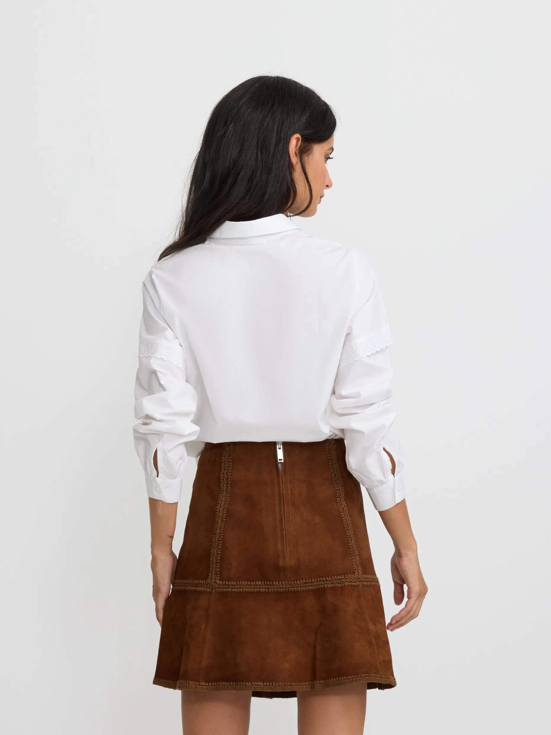 Camisa jaretas blanca