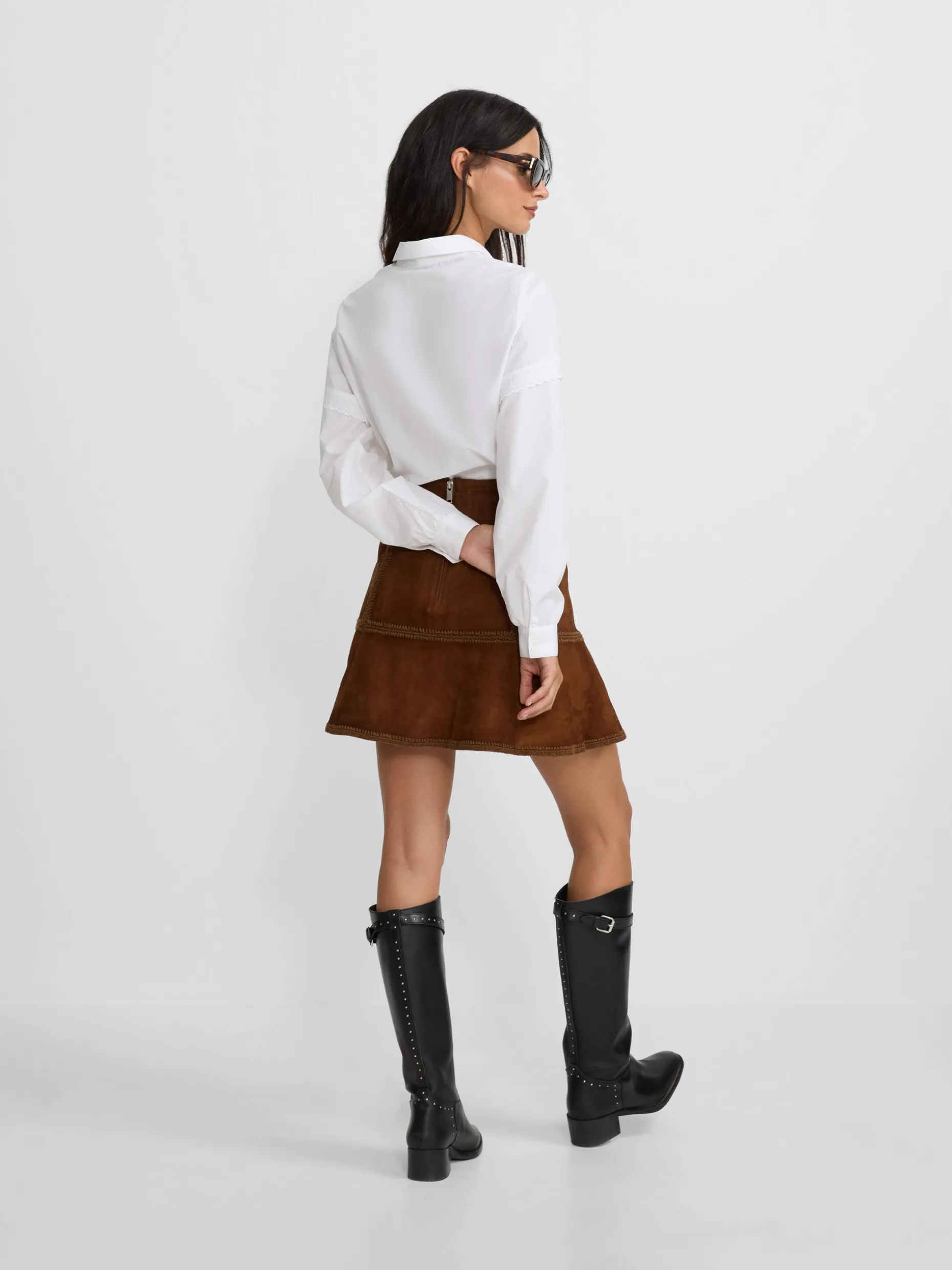 Camisa jaretas blanca