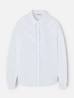 Camisa jaretas blanca