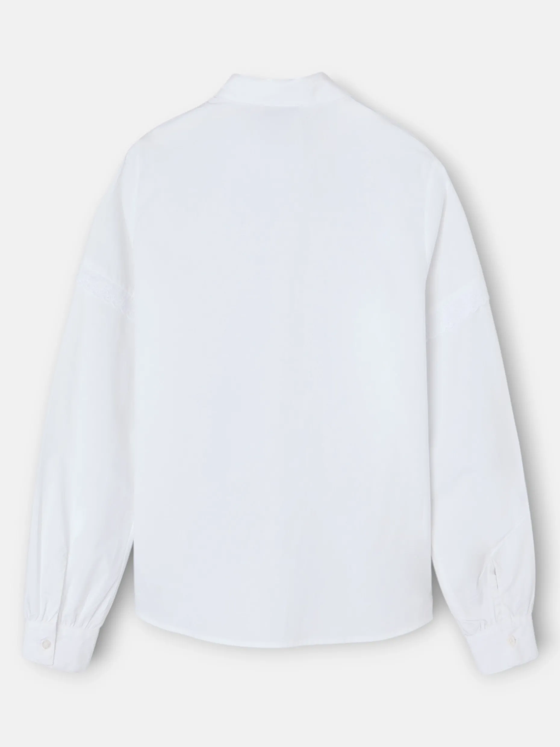 Camisa jaretas blanca