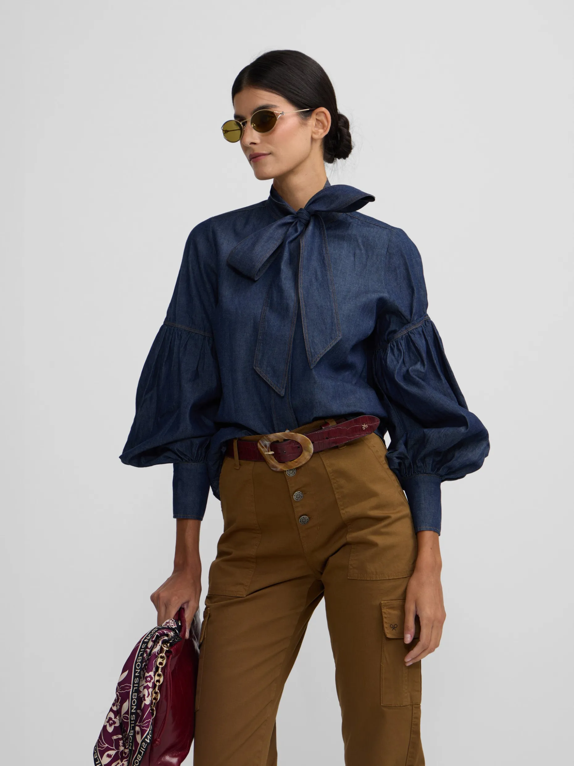 Camisa lazada denim