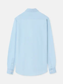 Camisa sport denim cutaway azul claro