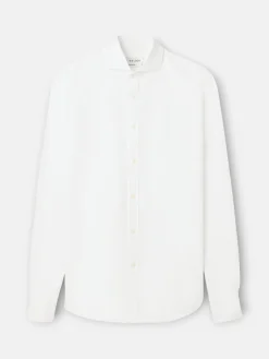 Camisa sport estructura espiga blanco