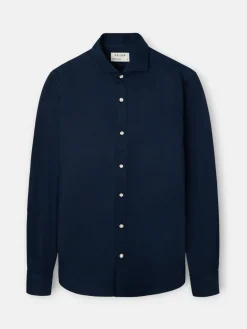 Camisa sport estructura espiga navy