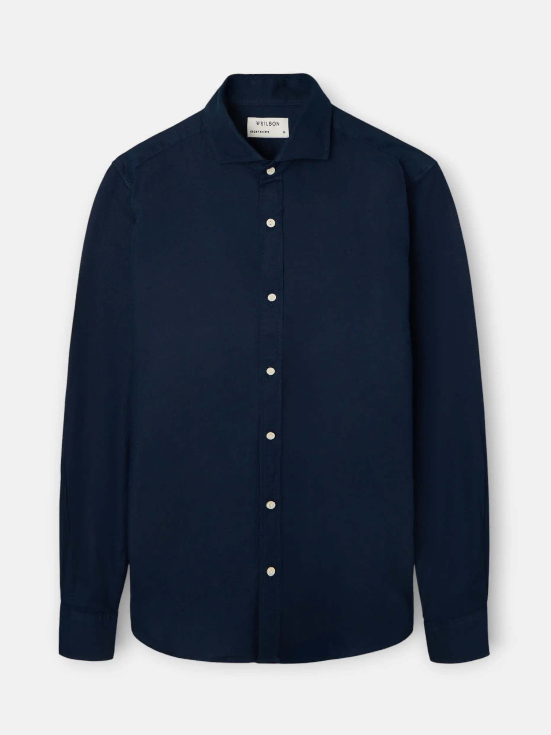 Camisa sport estructura espiga navy