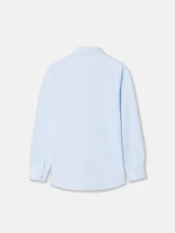 Camisa sport kids clasica oxford celeste
