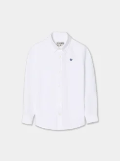Camisa sport kids clasica oxford blanca