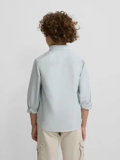 Camisa sport kids oxford raqueta verde