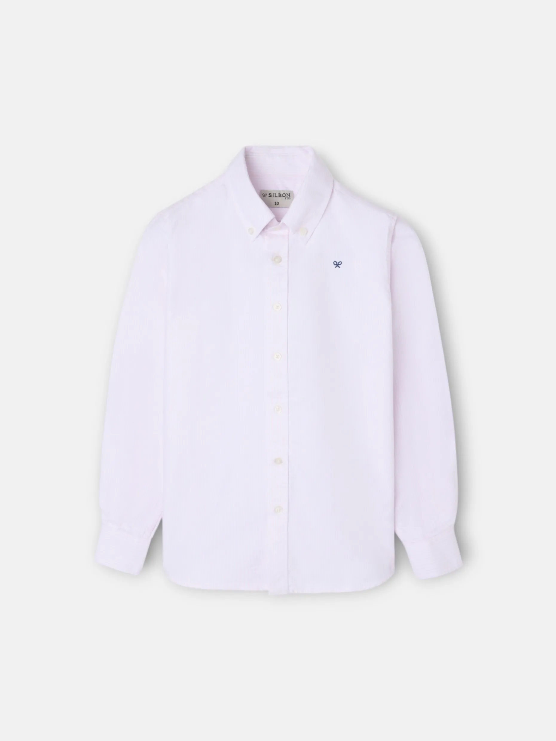 Camisa sport kids oxford raqueta rayas rosa