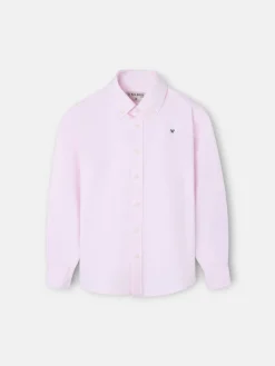 Camisa sport kids oxford raqueta rosa