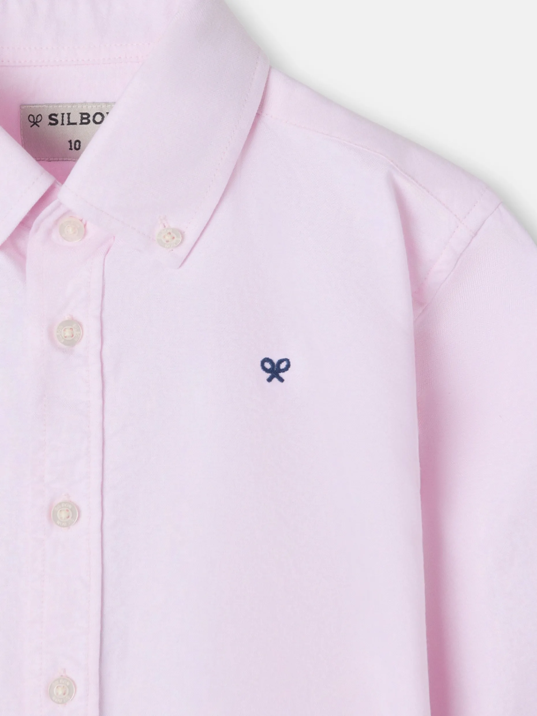 Camisa sport kids oxford raqueta rosa
