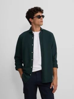 Camisa sport micropique comfort verde