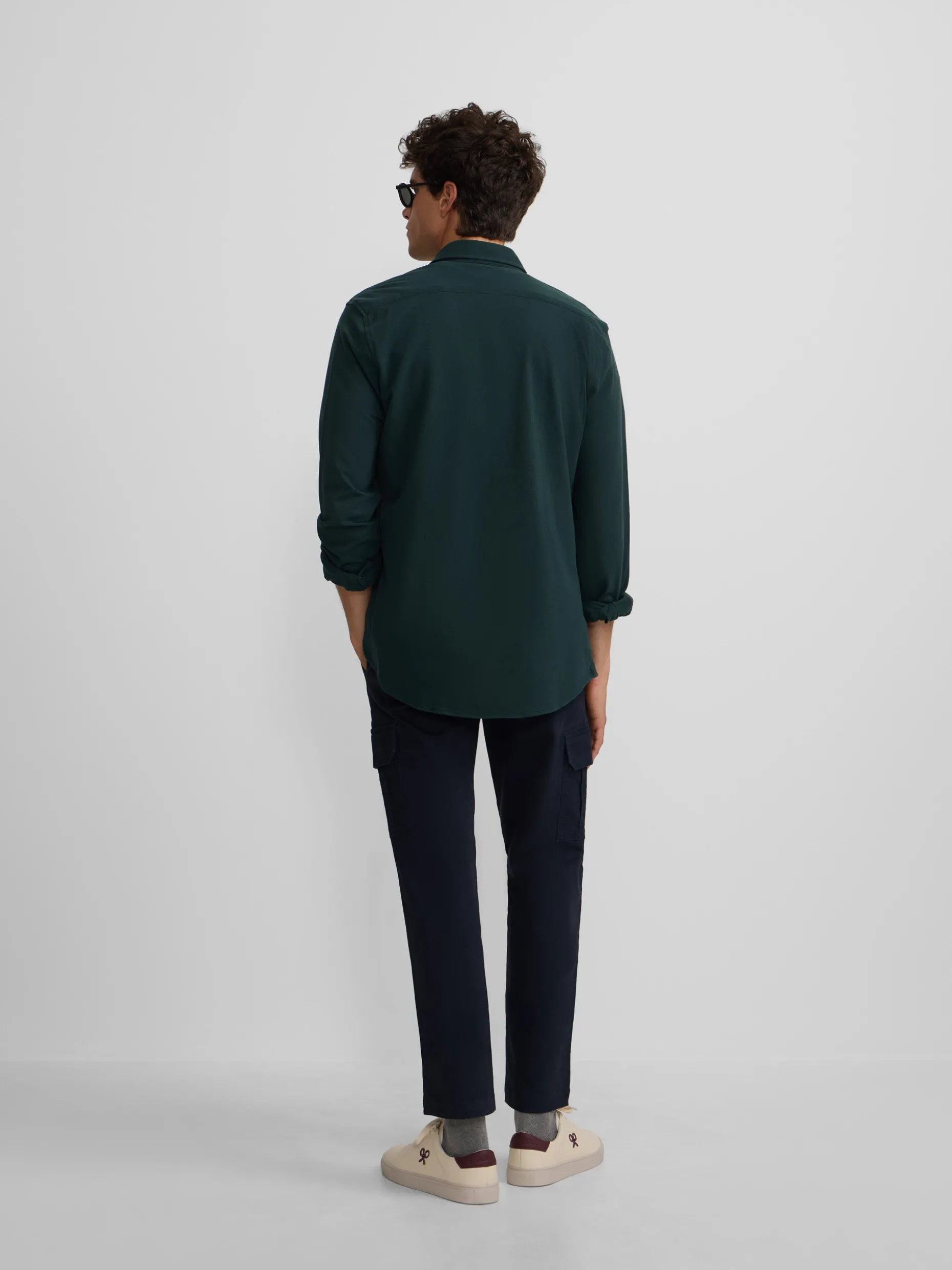 Camisa sport micropique comfort verde