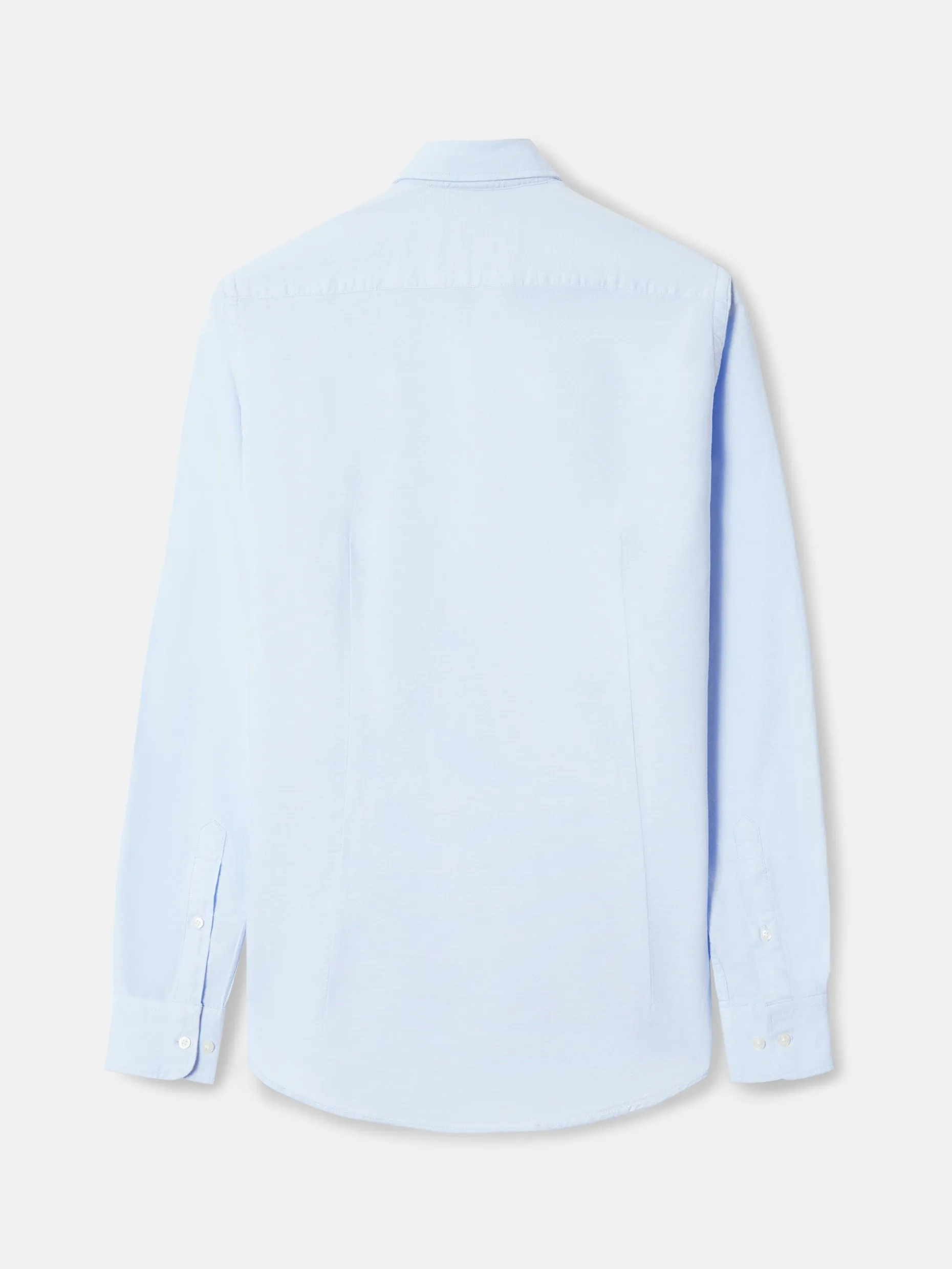 Camisa sport oxford cutaway celeste