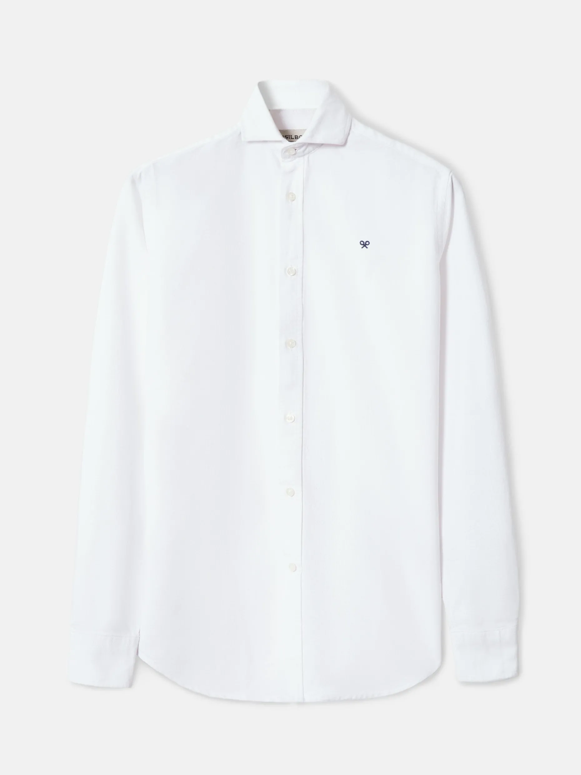 Camisa sport oxford cutaway blanca