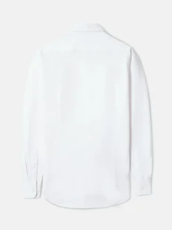 Camisa sport oxford cutaway blanca