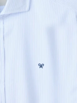 Camisa sport oxford cutaway raya celeste