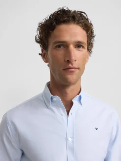 Camisa sport oxford gris