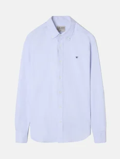 Camisa sport oxford gris