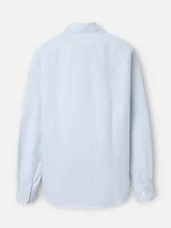 Camisa sport oxford raqueta rayas verde