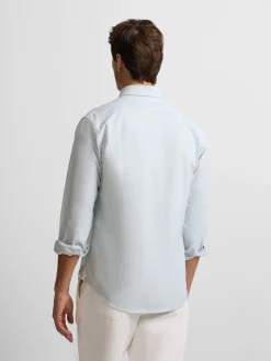 Camisa sport oxford raqueta verde