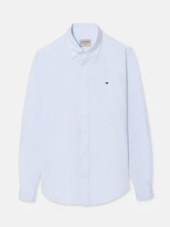 Camisa sport oxford raya celeste