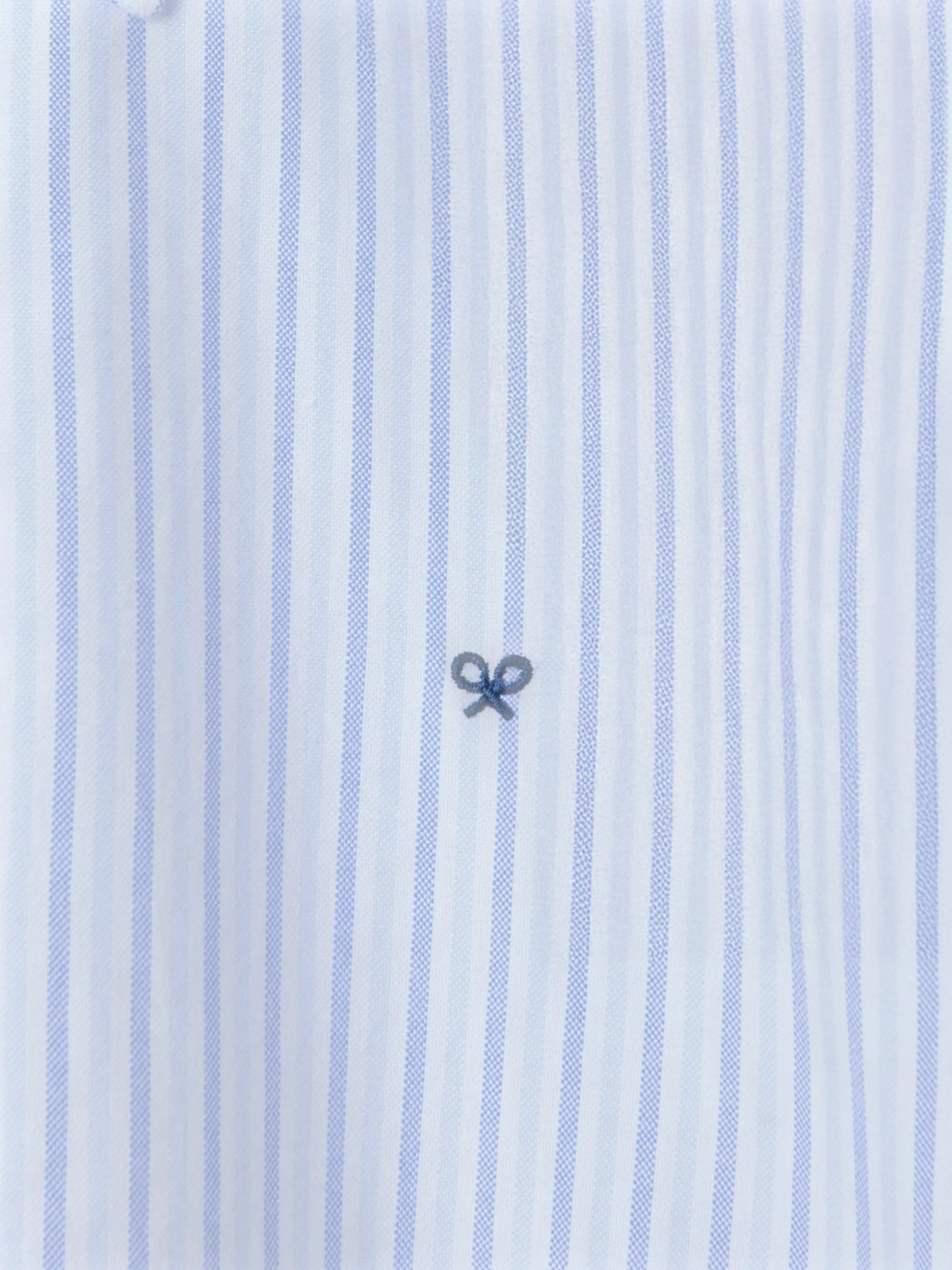 Camisa sport oxford rayas azul navy