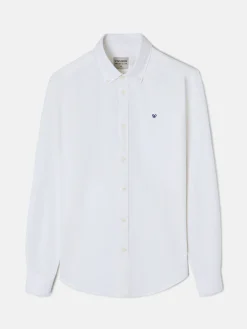 Camisa sport oxford rayas amarilla