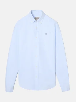 Camisa sport oxford regular fit raya celeste