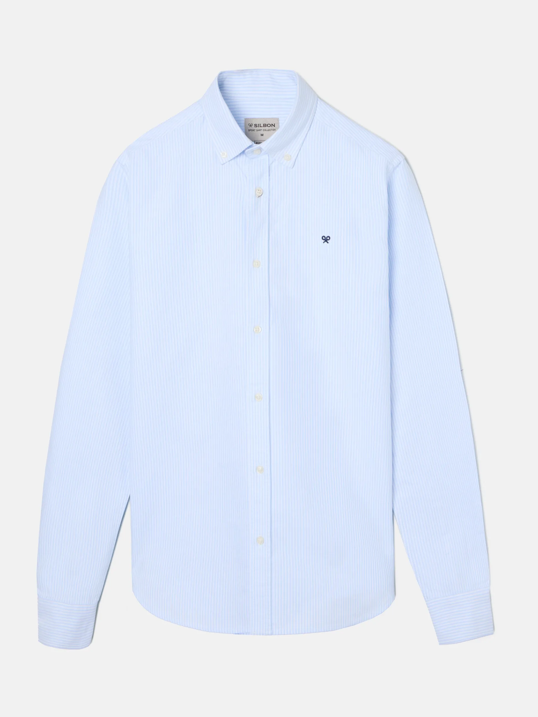 Camisa sport oxford regular fit raya celeste