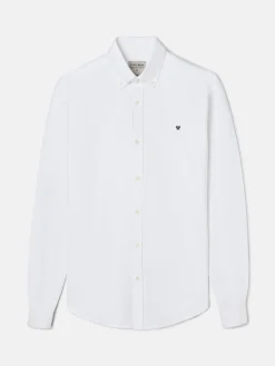 Camisa sport oxford regular fit blanca