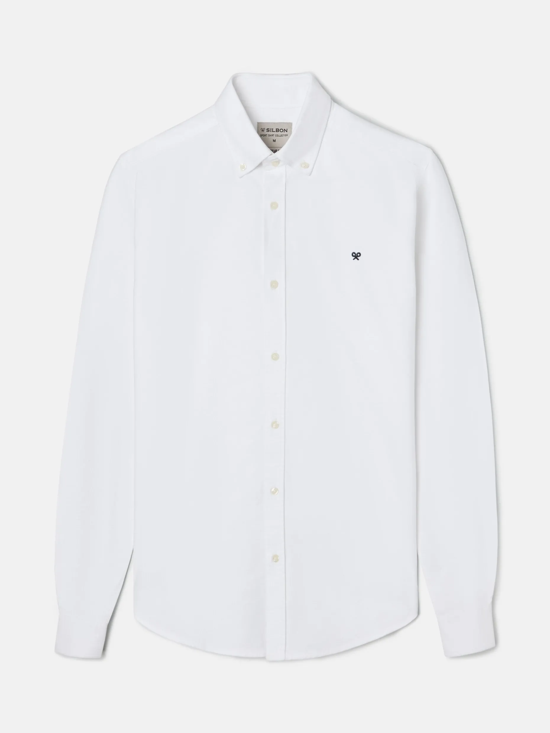 Camisa sport oxford regular fit blanca