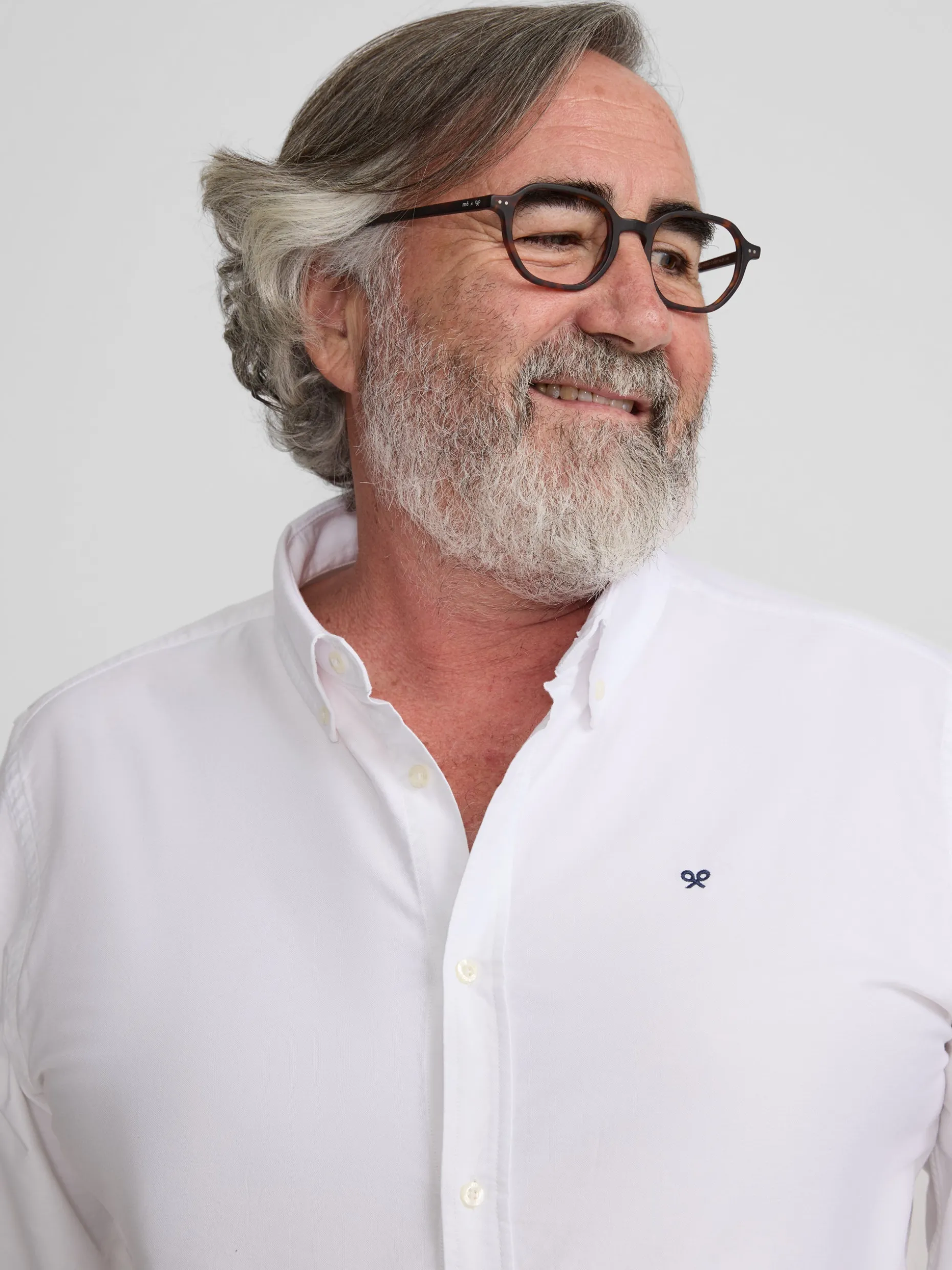 Camisa sport oxford regular fit blanca