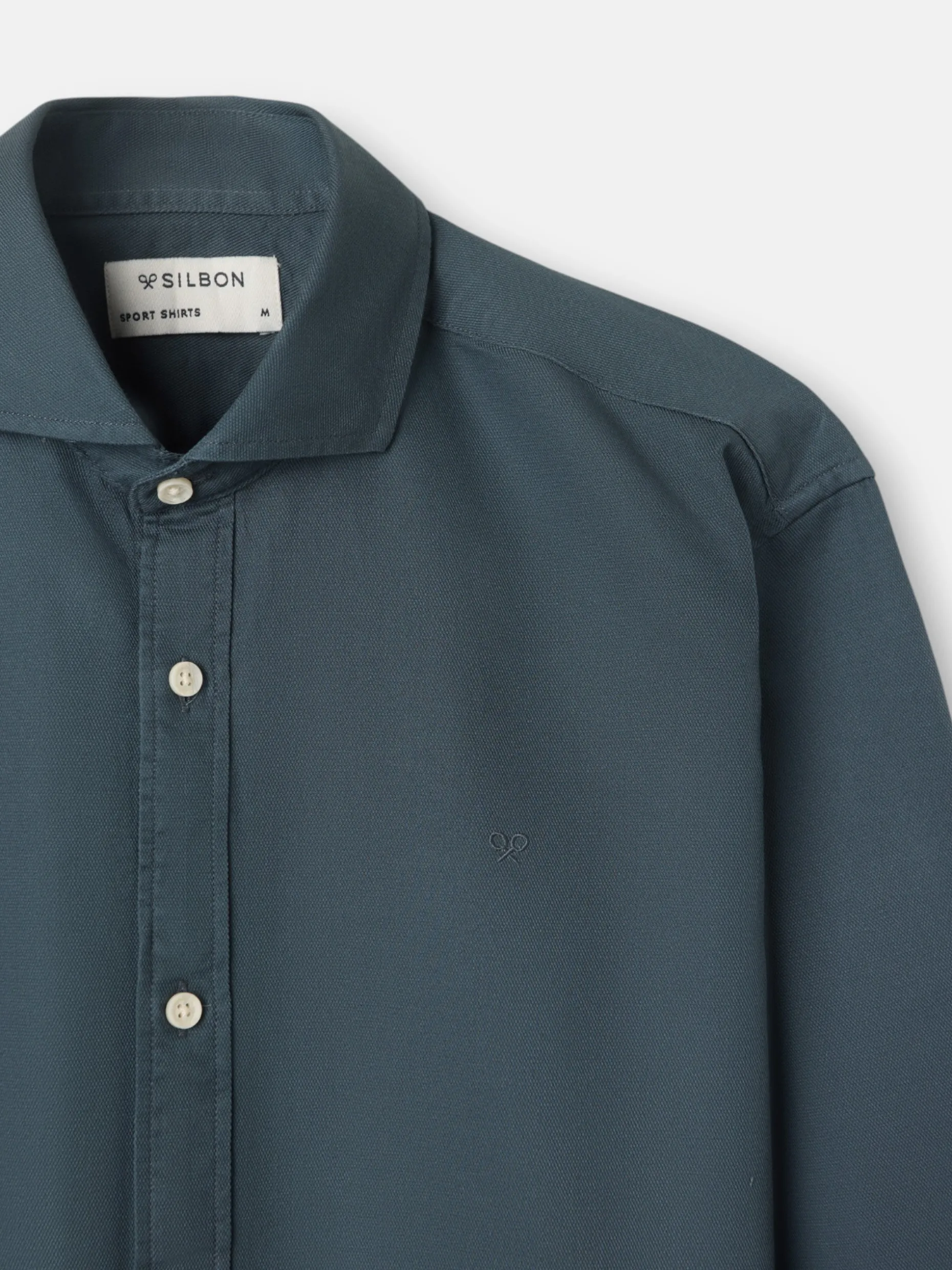 Camisa sport raqueta estructura navy