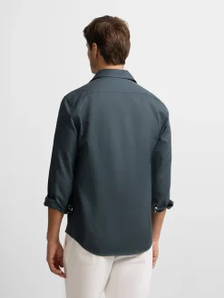 Camisa sport raqueta estructura navy