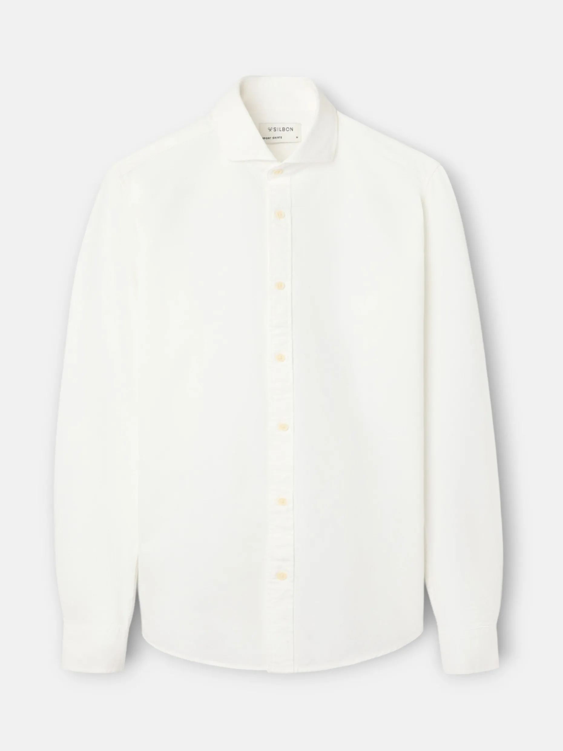 Camisa sport raqueta estructura blanco