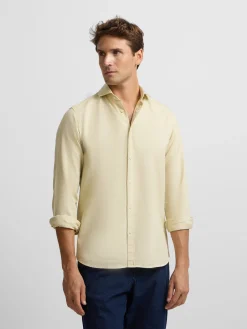 Camisa sport raqueta estructura amarillo
