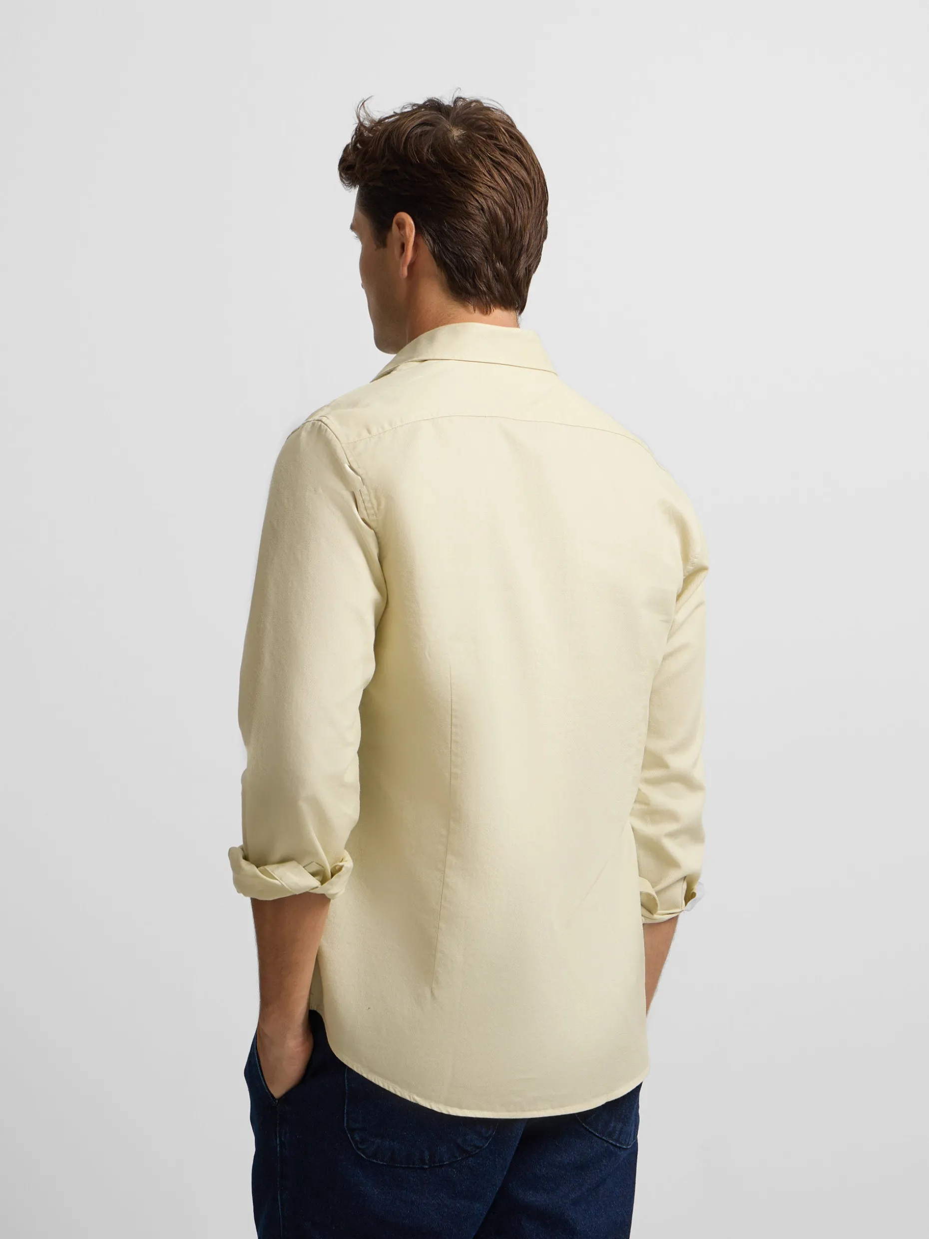 Camisa sport raqueta estructura amarillo