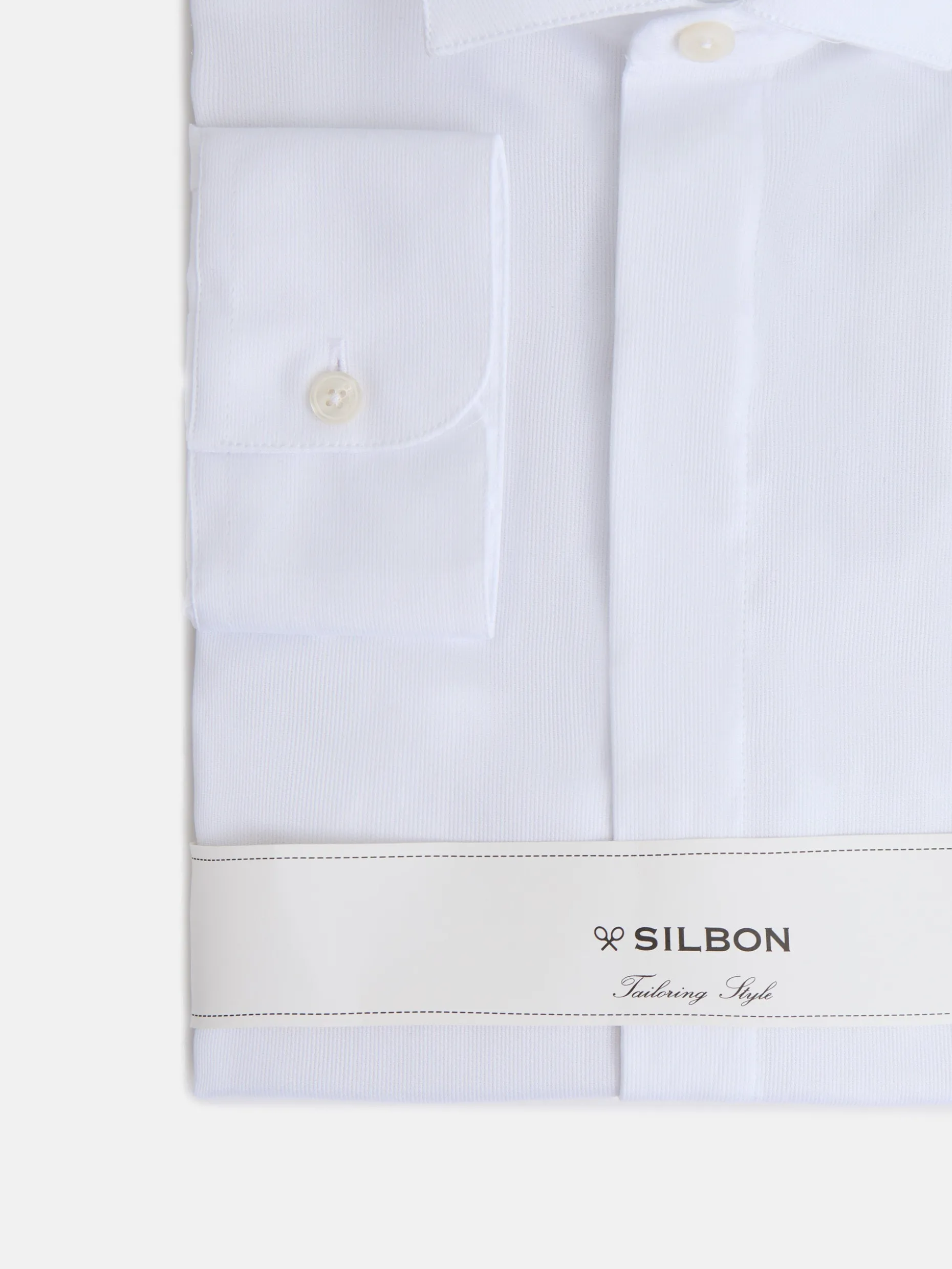 Camisa vestir cuello esmoquin blanca