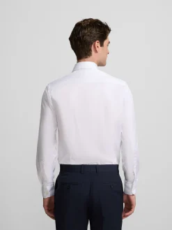 Camisa vestir easy iron puño simple blanca