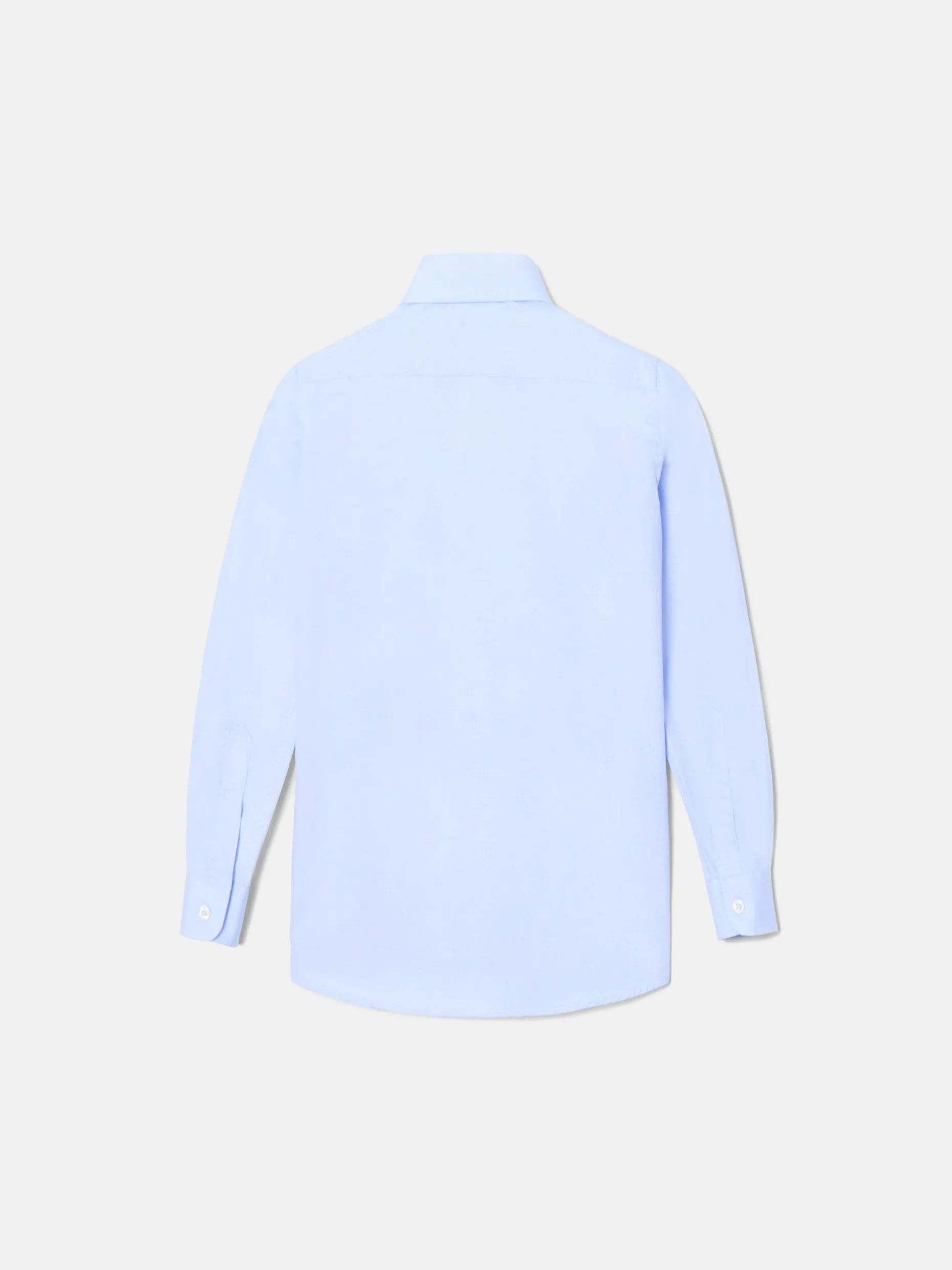 Camisa vestir kids puño simple celeste