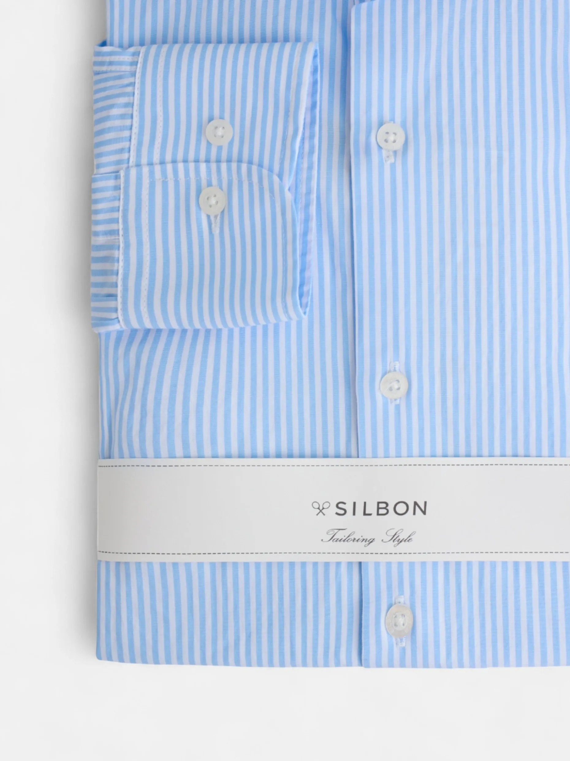 Camisa vestir rayas azules