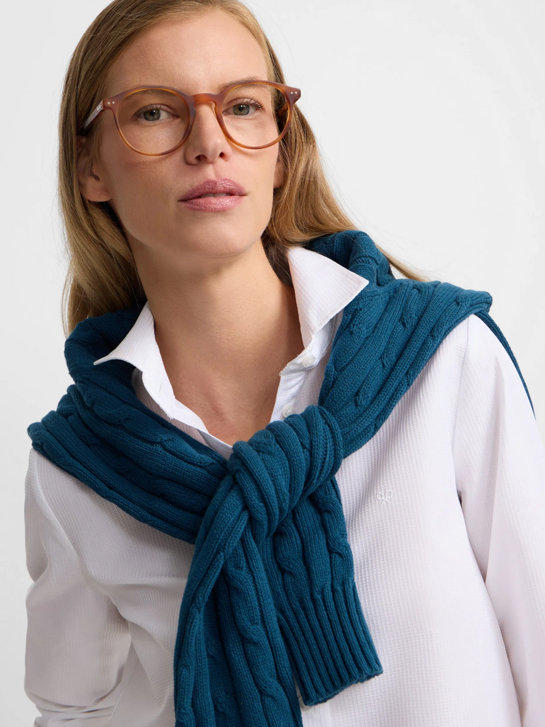 Camisa woman oxford blanco